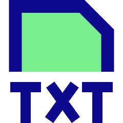 File Txt Icon from Sharp Pop Set