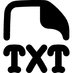 File Txt Icon from Flex Remix Set