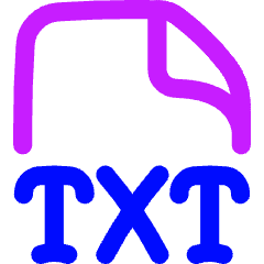 File Txt Icon from Flex Neon Set