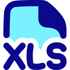 File Xls Icon from Flex Pop Set