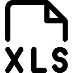 File Xls Icon from Core Line Set