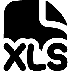 File Xls Icon from Flex Solid Set