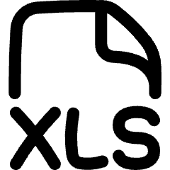 File Xls Icon from Flex Line Set