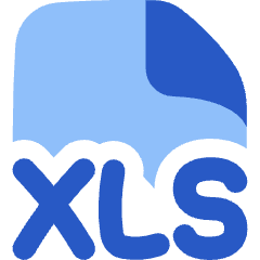 File Xls Icon from Flex Flat Set