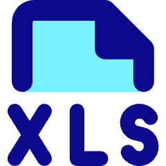 File Xls Icon from Core Pop Set