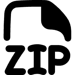 File Zip Icon from Flex Remix Set