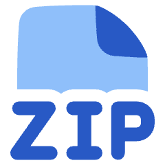 File Zip Icon from Plump Flat Set