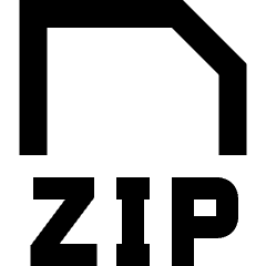 File Zip Icon from Sharp Remix Set