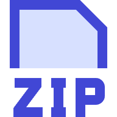 File Zip Icon from Sharp Duo Set