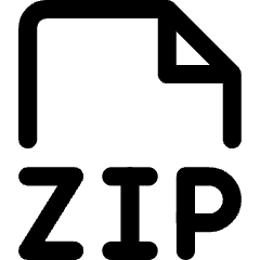 File Zip Icon from Core Line Set