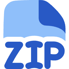 File Zip Icon from Flex Flat Set