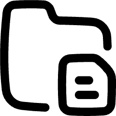 Files And Folders Icon from Flex Line Set