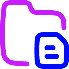 Files And Folders Icon from Flex Neon Set