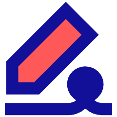 Fill And Sign Icon from Sharp Pop Set