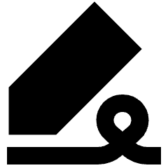 Fill And Sign Icon from Sharp Remix Set