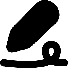 Fill And Sign Icon from Flex Solid Set