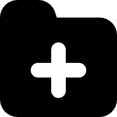 Folder Add Icon from Micro Solid Set