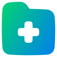 Folder Add Icon from Plump Gradient Set