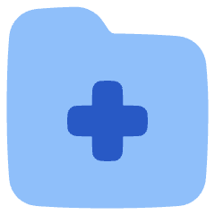 Folder Add Icon from Plump Flat Set