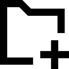 Folder Add Icon from Sharp Remix Set