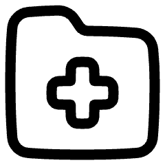 Folder Add Icon from Plump Line Set