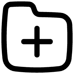 Folder Add Icon from Flex Line Set