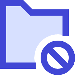 Folder Block Icon from Sharp Duo Set