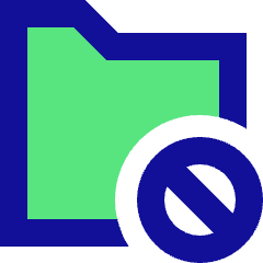 Folder Block Icon from Sharp Pop Set