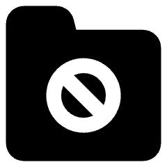 Folder Block Icon from Core Solid Set