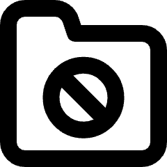 Folder Block Icon from Micro Line Set