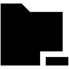 Folder Delete Icon from Sharp Solid Set