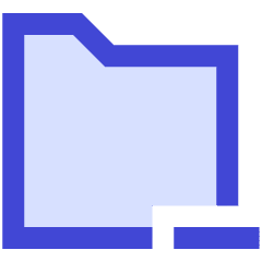 Folder Delete Icon from Sharp Duo Set