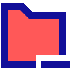 Folder Delete Icon from Sharp Pop Set