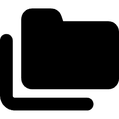 Folder Document Copy Duplicate Icon from Core Solid Set