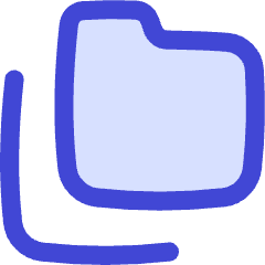 Folder Document Copy Duplicate Icon from Flex Duo Set