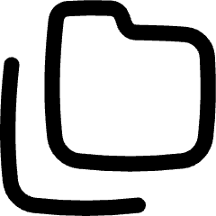 Folder Document Copy Duplicate Icon from Flex Line Set