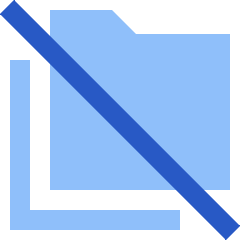 Folder Document Copy Duplicate Off Icon from Sharp Flat Set