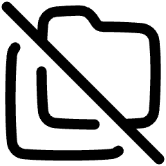 Folder Document Copy Duplicate Off Icon from Plump Line Set