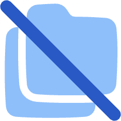 Folder Document Copy Duplicate Off Icon from Plump Flat Set