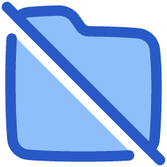 Folder Document Off Icon from Plump Duo Set