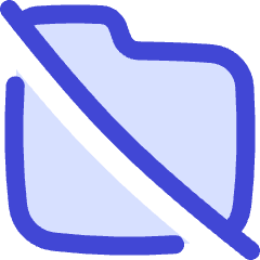 Folder Document Off Icon from Flex Duo Set