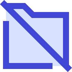 Folder Document Off Icon from Sharp Duo Set