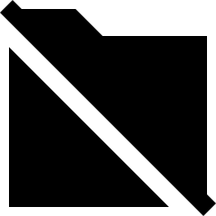 Folder Document Off Icon from Sharp Solid Set