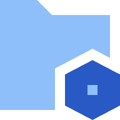 Folder Document Settings Nut Icon from Sharp Flat Set
