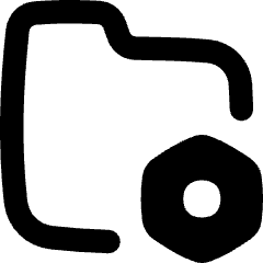 Folder Document Settings Nut Icon from Flex Remix Set