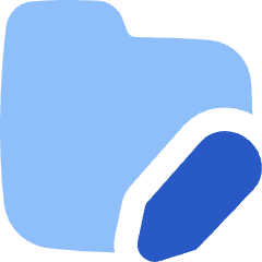 Folder Edit Icon from Flex Flat Set