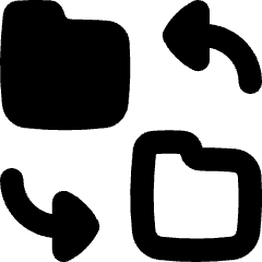 Folder Exchange Icon from Flex Remix Set
