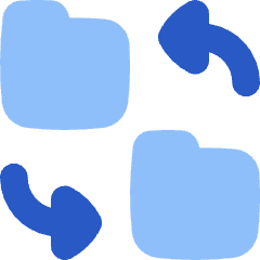 Folder Exchange Icon from Flex Flat Set