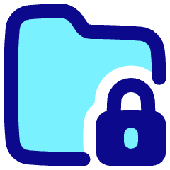 Folder Lock Icon from Plump Pop Set