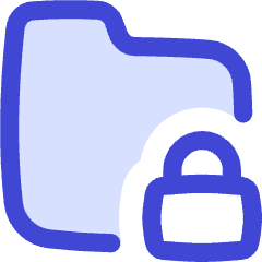 Folder Lock Icon from Flex Duo Set